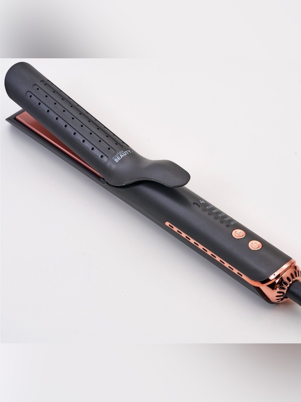 NWTs- Premium Black and Rose Gold Hair Straightener - Sleek Salon Styling Iron